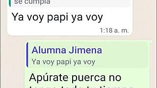 colegiala begs to improve her grade in this second part