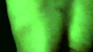 Moaning while taking slaps in the dark, she says.