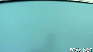 sexy gf lies down on the ottoman to have a fun wild sex scene