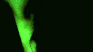 Moaning while taking slaps in the dark, she says.