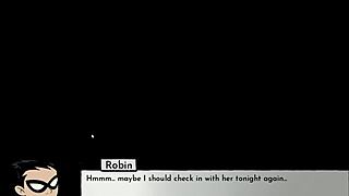 raven's masturbating in 18titans part 4, touching herself in the game