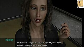 Wvm 16 meets the sexy brunette coach in college setting