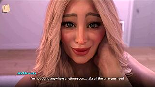 Sexy petite blonde pops in naked for some big cock action 😏