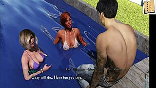 Intertwined 9: Layla Helped by Blonde Teen with Big Tits and Ass