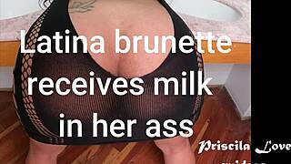 imagine your sexy latina brunette neighbor begging for your cum in doggystyle