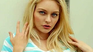 This teen pornstar in stockings gets fucked rough