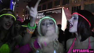 BISEX TEEN 18+S HYPED THEIR PARTY WITH STRAPON AND A COCK