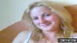 Blonde Teen Dominates in Raw Amateur Action