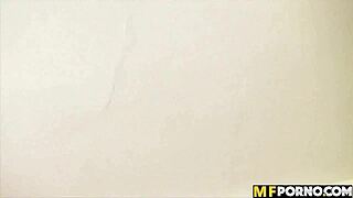 Footjob in Socks by Amateur Latina Girlfriend POV