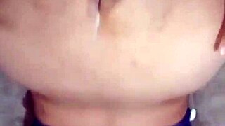 a quick moment before bedtime with natural tits and ass