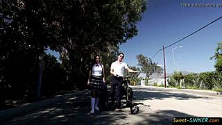 Naughty blonde teen gets fucked hard by teacher