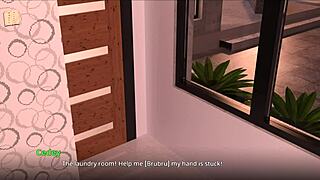 teen brunette explores truth in homemade 3d adventure