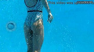 underwater teen girls bathing in bikinis outdoors