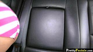 Shy Tiny Teen Jackie Daniels Gets Facial