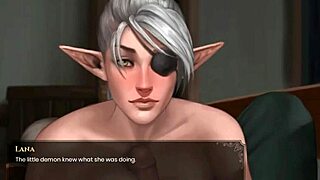 Amateur teen 18+ with big tits gets anal from milf's monster cock in detailed POV scene.