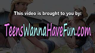 In this real amateur scene, uniformed teen girls get pounded by monster cocks. They take facials from the group.