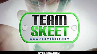 horny latina teen 18+ sneaking to ride her roommate's big chorizo?