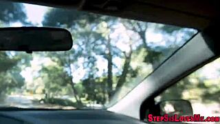 Wow! Skinny Latina Stepsister Sucking Shlong!