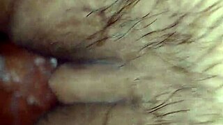 wife enjoys a special treat with her partner