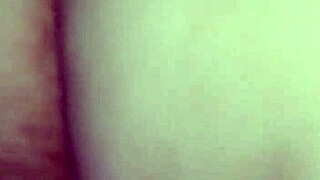 wife enjoys a special treat with her partner