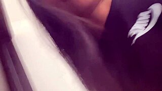 Teen girl masturbates solo with shaved pussy and soft moans.