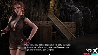 sexy girl jerks my cock in hentai anime