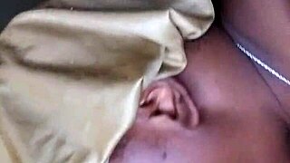 Tattooed Ebony Whore Gets Outdoor Cumshot