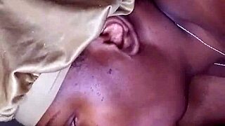 Tattooed Ebony Whore Gets Outdoor Cumshot