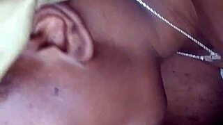 Tattooed Ebony Whore Gets Outdoor Cumshot