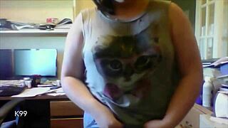 chubby teen 18+ playing with herself in homemade hd compilation