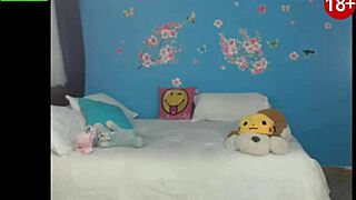 Horny teen going wild on webcam right now!