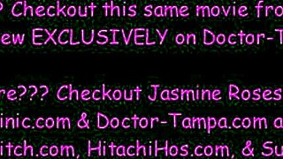 Jasmine Rose pees in cup during humiliating physical with Doctor Stacy Shepard at GirlsGoneGyno.