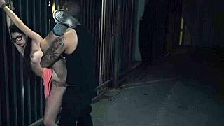 cop dominates cute teen fuck doll in bondage