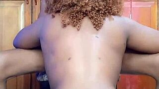 Asian teen drags me to the chair for big cock fucking.