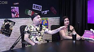 Her Biggest Fetish Is Being A Cuckold, Evelyn Zain In Sheer Red Lingerie.