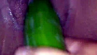 BBW teen moans in pain so she can cum on camera