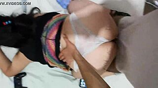 latina couple's homemade doggystyle verification clip