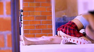 Forbidden desire for tight stepdaughter's tempting smile