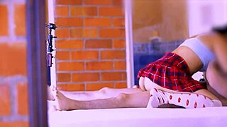 Forbidden desire for tight stepdaughter's tempting smile