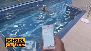 sexy student anna rose bangs her swim coach hard, wanna watch? - itspov