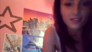 sexy college babe strips and teases on cam for bootytwerkers com fans.