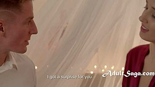 roses on bed, i turned sofi otis's pink pussy red with passion