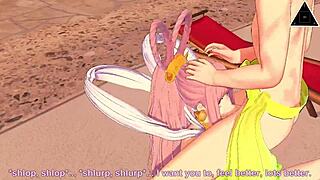 Wow! Koikatsu Rufy Shirahoshi from One Piece in Uncensored Anime Sex by Thereal3dstories!