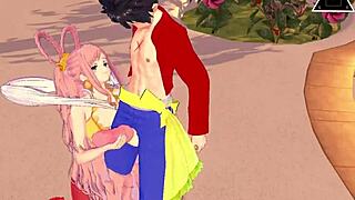 Wow! Koikatsu Rufy Shirahoshi from One Piece in Uncensored Anime Sex by Thereal3dstories!