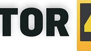 Tutor4k mature woman with short haircut gives muff to y man for sex.