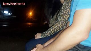 I seriously risk flashing my dick at this young brunette waiting for the bus on the street