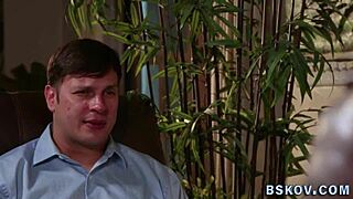 Skinny teen pornstar sucks cock and swallows cum