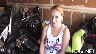 tight teen pussy loves getting nailed doggystyle pov 😍