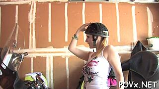 tight teen pussy loves getting nailed doggystyle pov 😍