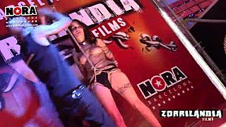 Bold shibari bondage turns teen into submissive slave.